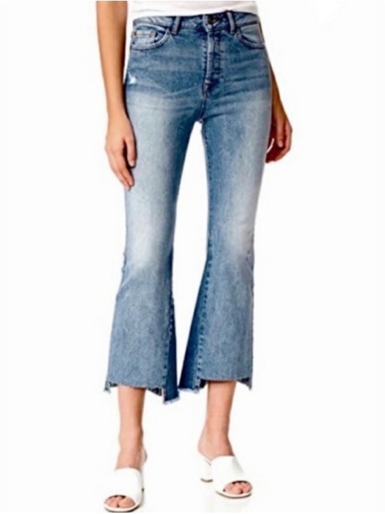 Dl1961 Jackie Instaslim Crop Flare Denim Jeans